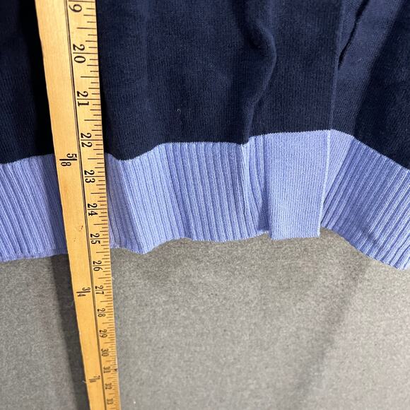 Isaac Mizrahi LIVE! Cardigan Sweater Navy, X-Large - Picture 6 of 8